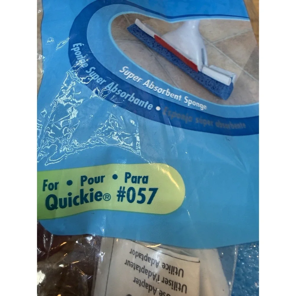 Quickie Mop & Scrub Roller Mop Refill Type R  Fits Mop #057 New in Pack